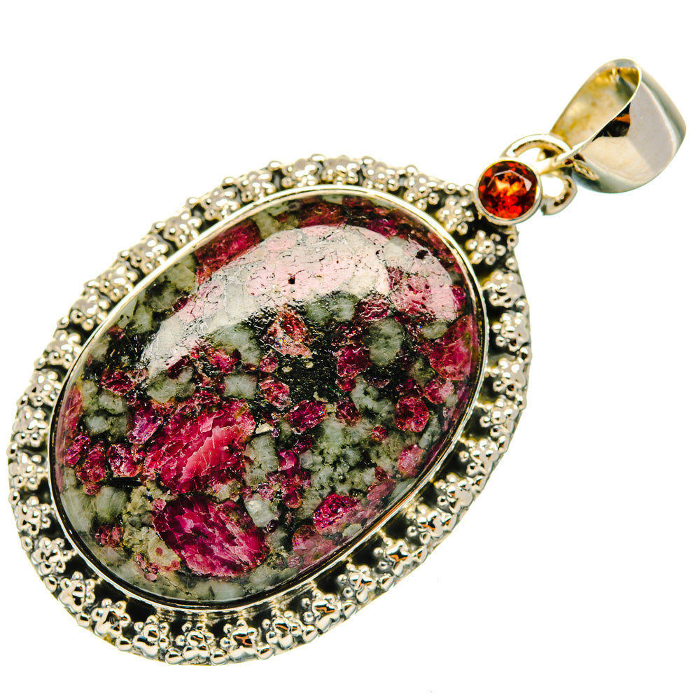 Russian Eudialyte, Garnet Pendants handcrafted by Anasilvercos - PD29520 - Photo 2