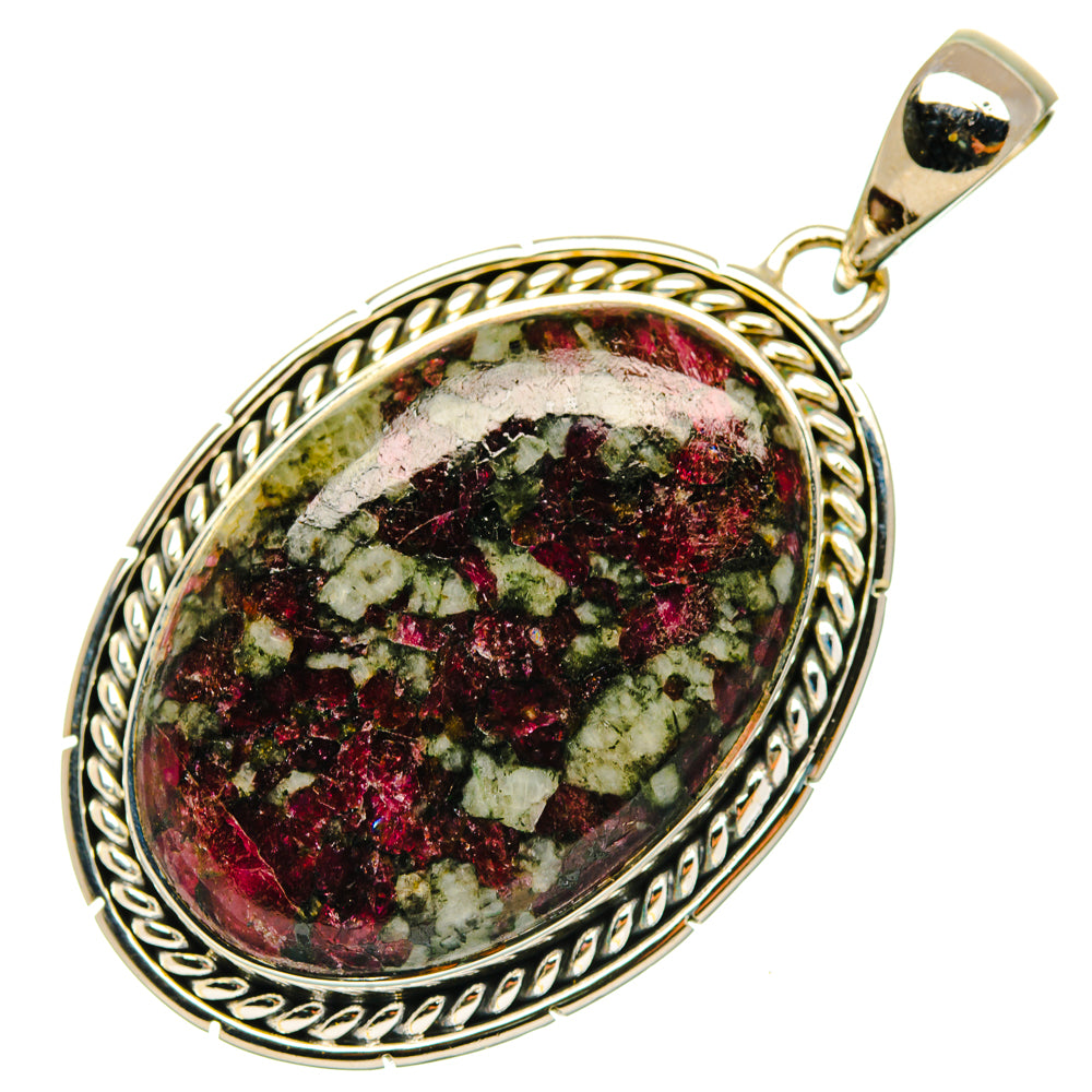 Russian Eudialyte Pendants handcrafted by Anasilvercos - PD29522 - Photo 2