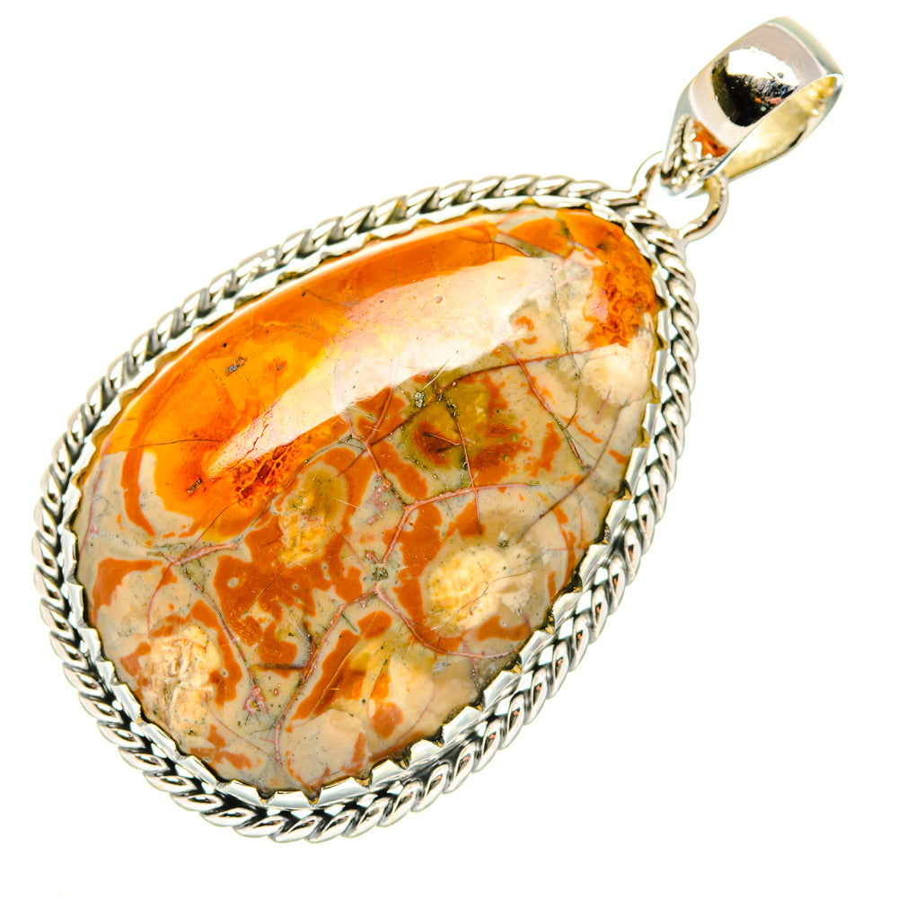 Poppy Jasper Pendants handcrafted by Anasilvercos - PD29548 - Photo 2