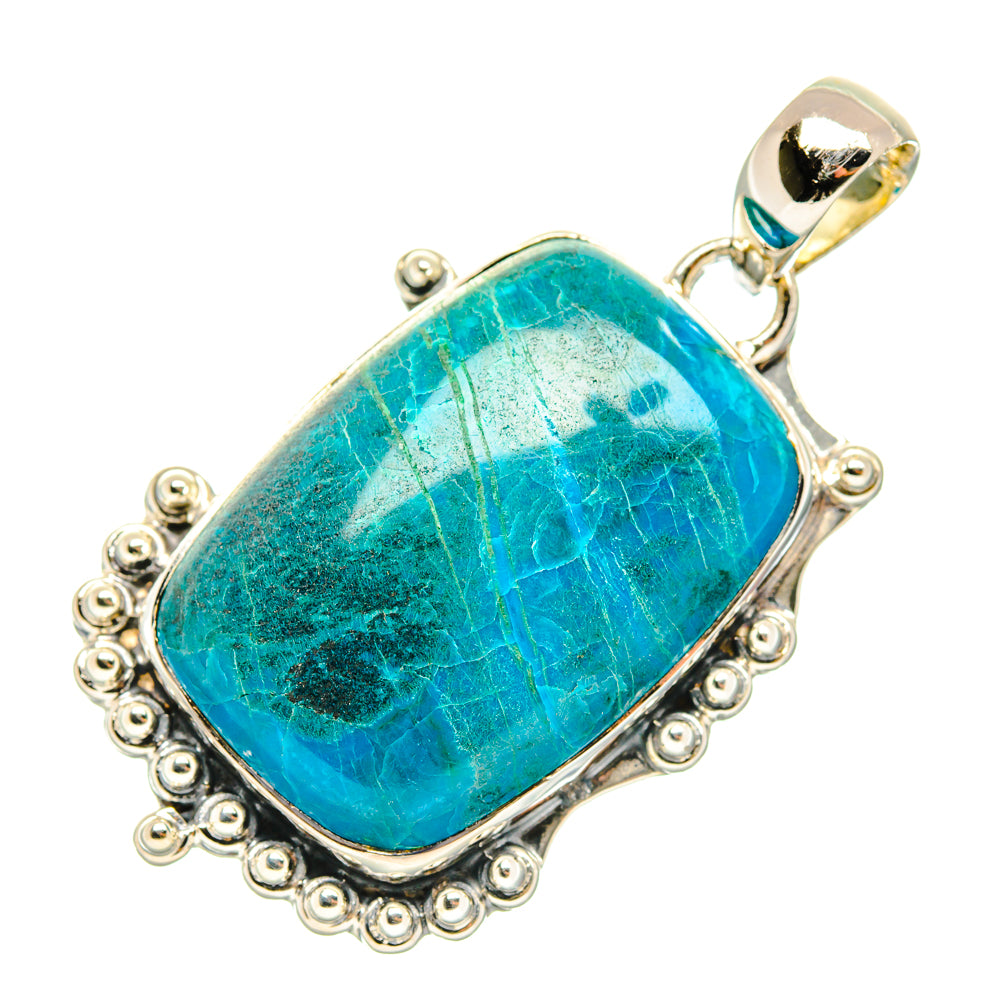 Chrysocolla Pendants handcrafted by Anasilvercos - PD29570 - Photo 2