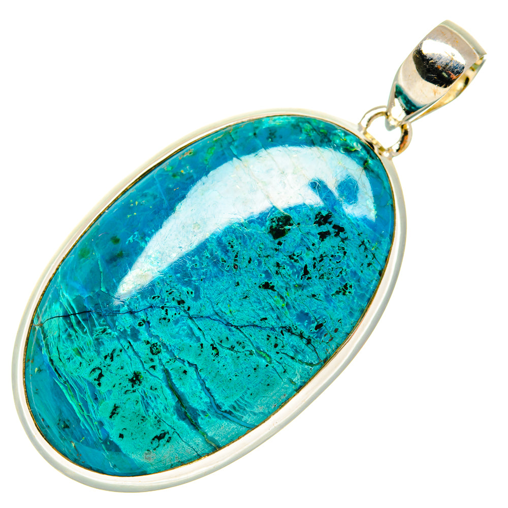 Chrysocolla Pendants handcrafted by Anasilvercos - PD29576 - Photo 2