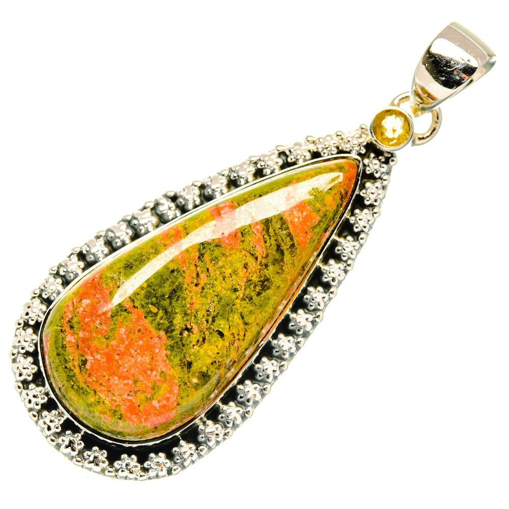 Unakite Pendants handcrafted by Anasilvercos - PD29583 - Photo 2
