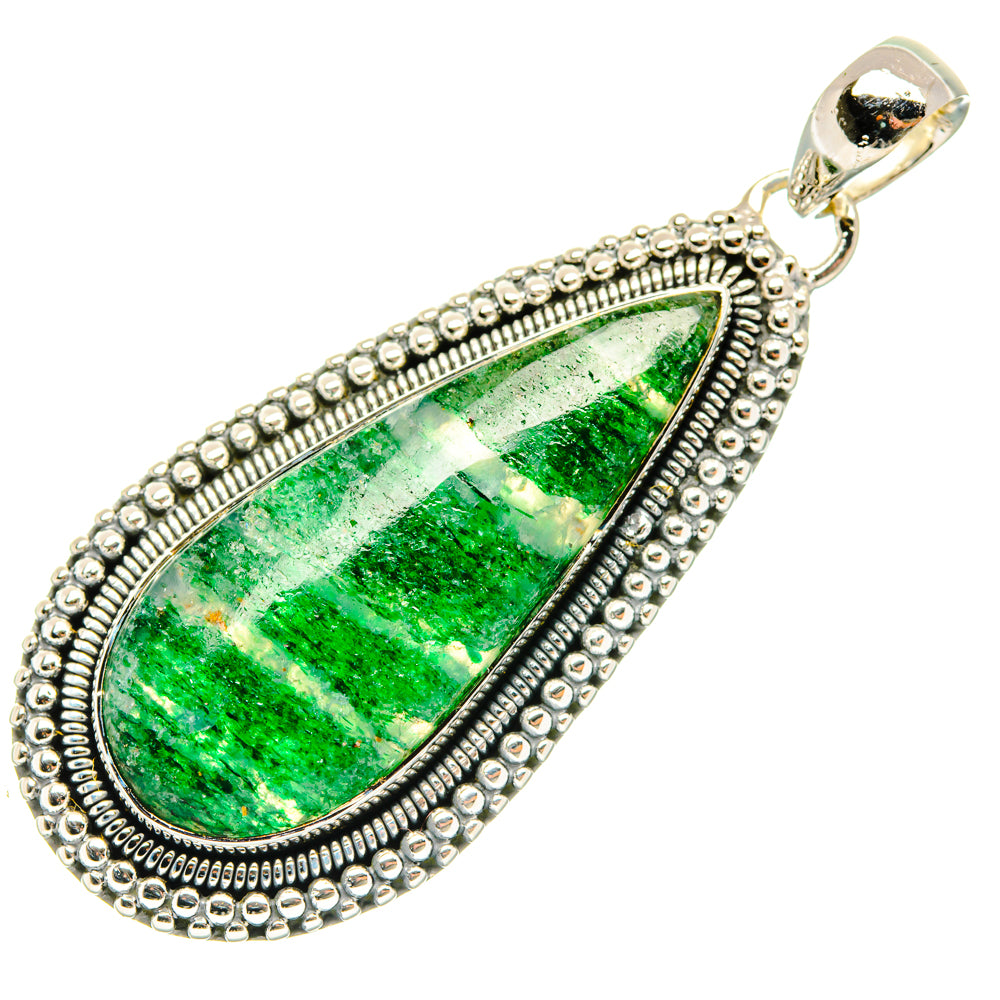 Green Aventurine Pendants handcrafted by Anasilvercos - PD29584 - Photo 2