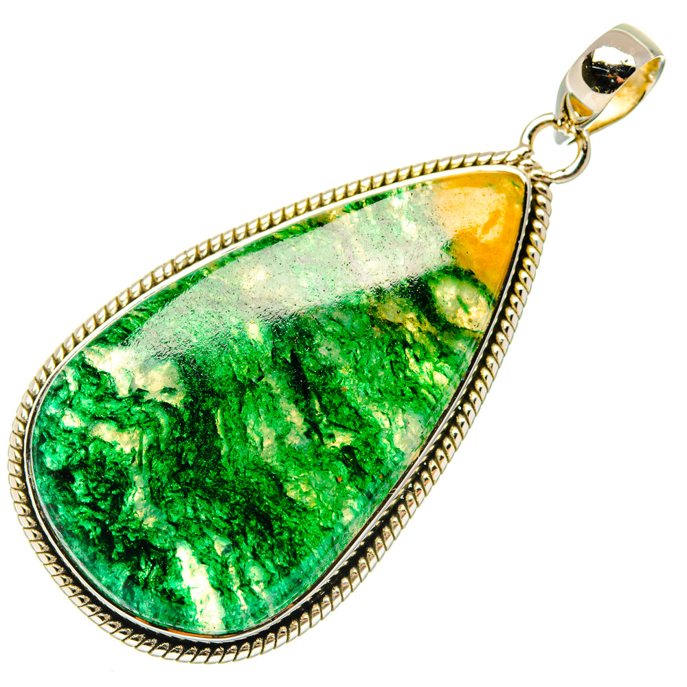 Green Aventurine Pendants handcrafted by Anasilvercos - PD29593 - Photo 2