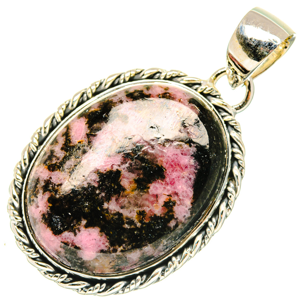 Rhodonite Pendants handcrafted by Anasilvercos - PD29602 - Photo 2