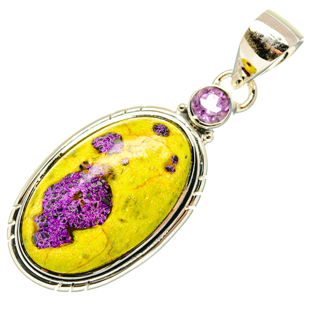 Atlantisite, Amethyst Pendants handcrafted by Anasilvercos - PD29610 - Photo 2