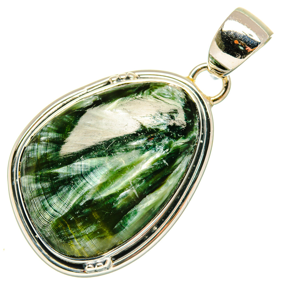 Seraphinite Pendants handcrafted by Anasilvercos - PD29614 - Photo 2