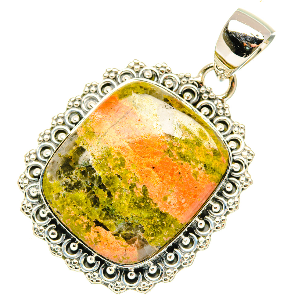 Unakite Pendants handcrafted by Anasilvercos - PD29641 - Photo 2