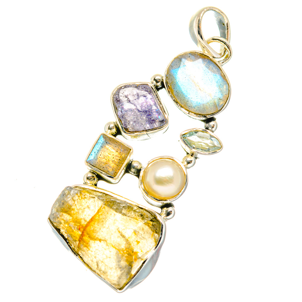 Labradorite Pendants handcrafted by Anasilvercos - PD29675 - Photo 2