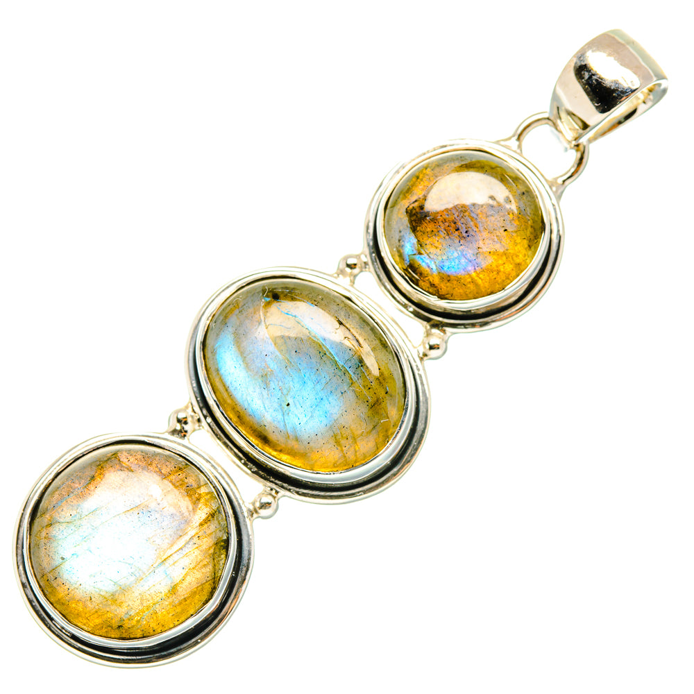 Labradorite Pendants handcrafted by Anasilvercos - PD29689 - Photo 2