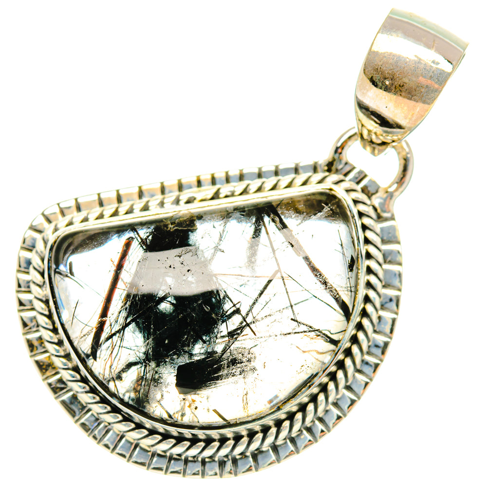 Tourmalinated Quartz Pendants handcrafted by Anasilvercos - PD29692 - Photo 2