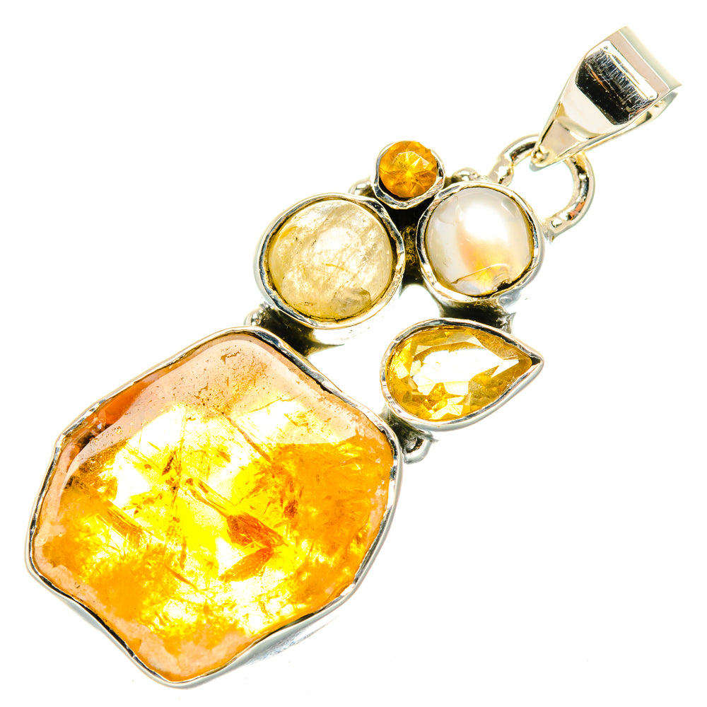 Citrine Pendants handcrafted by Anasilvercos - PD29706 - Photo 2