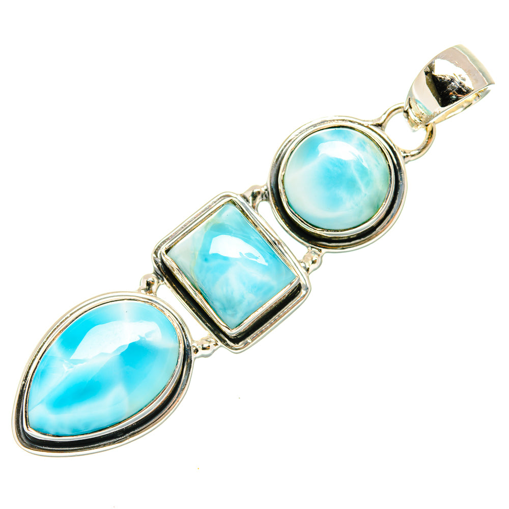 Larimar Pendants handcrafted by Anasilvercos - PD29717 - Photo 2
