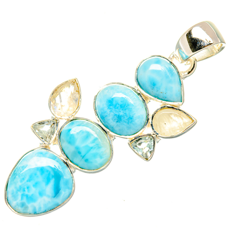 Larimar Pendants handcrafted by Anasilvercos - PD29718 - Photo 2