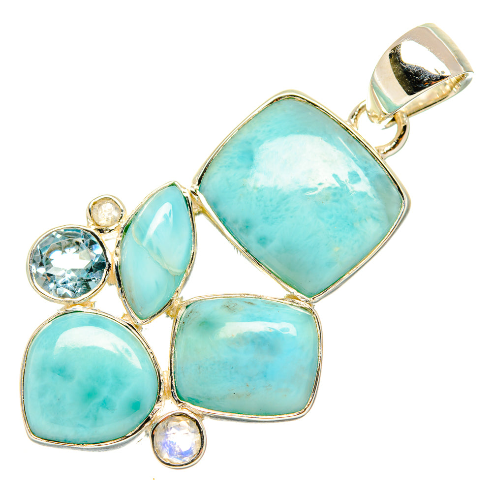 Larimar Pendants handcrafted by Anasilvercos - PD29719 - Photo 2