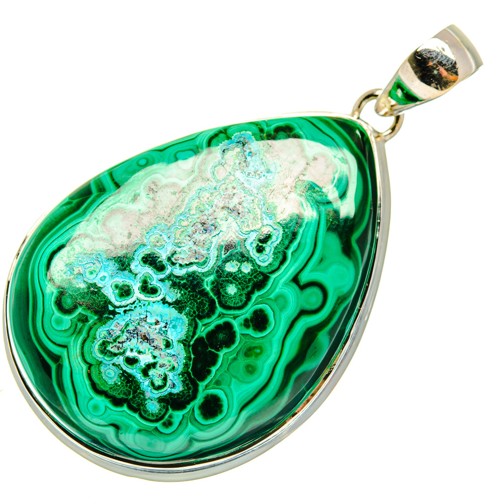 Malachite Pendants handcrafted by Anasilvercos - PD29752 - Photo 2
