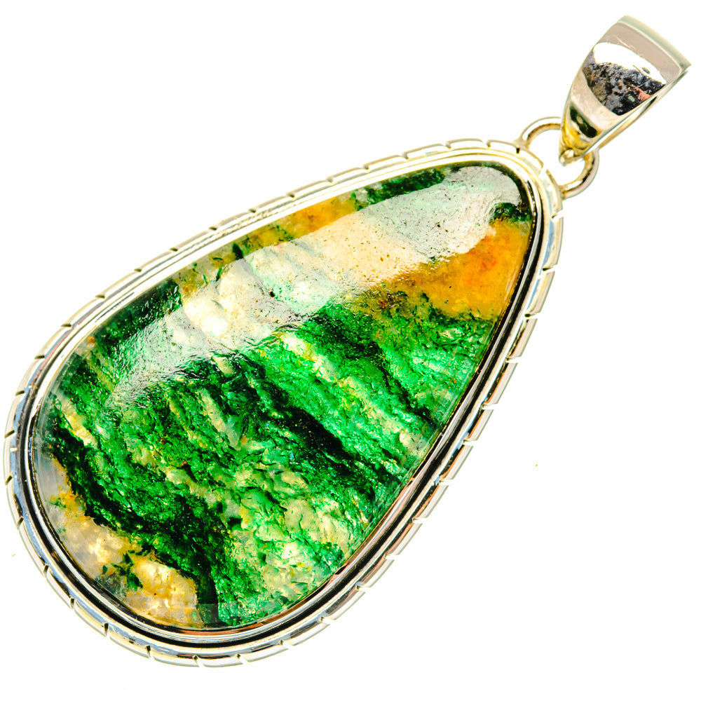 Green Aventurine Pendants handcrafted by Anasilvercos - PD29765 - Photo 2