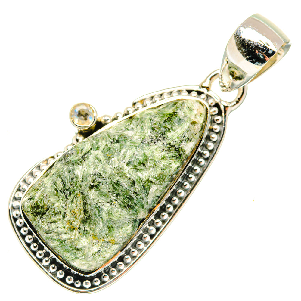 Green Fuchsite Pendants handcrafted by Anasilvercos - PD29768 - Photo 2