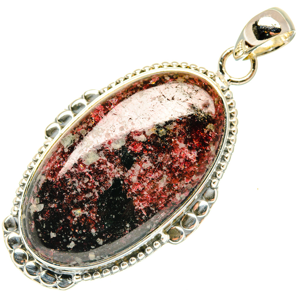 Russian Eudialyte Pendants handcrafted by Anasilvercos - PD29777 - Photo 2
