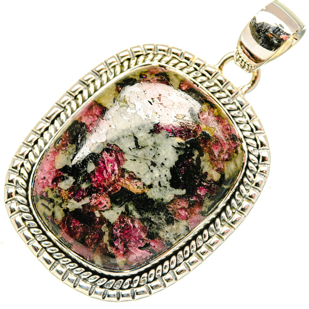 Russian Eudialyte Pendants handcrafted by Anasilvercos - PD29797 - Photo 2