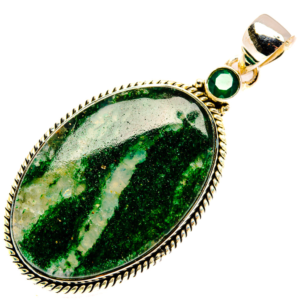Green Aventurine Pendants handcrafted by Anasilvercos - PD29830 - Photo 2