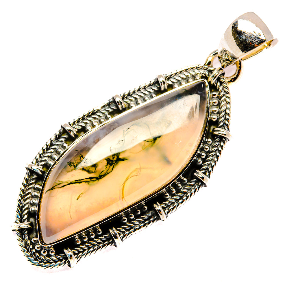 Dendritic Opal Pendants handcrafted by Anasilvercos - PD29832 - Photo 2