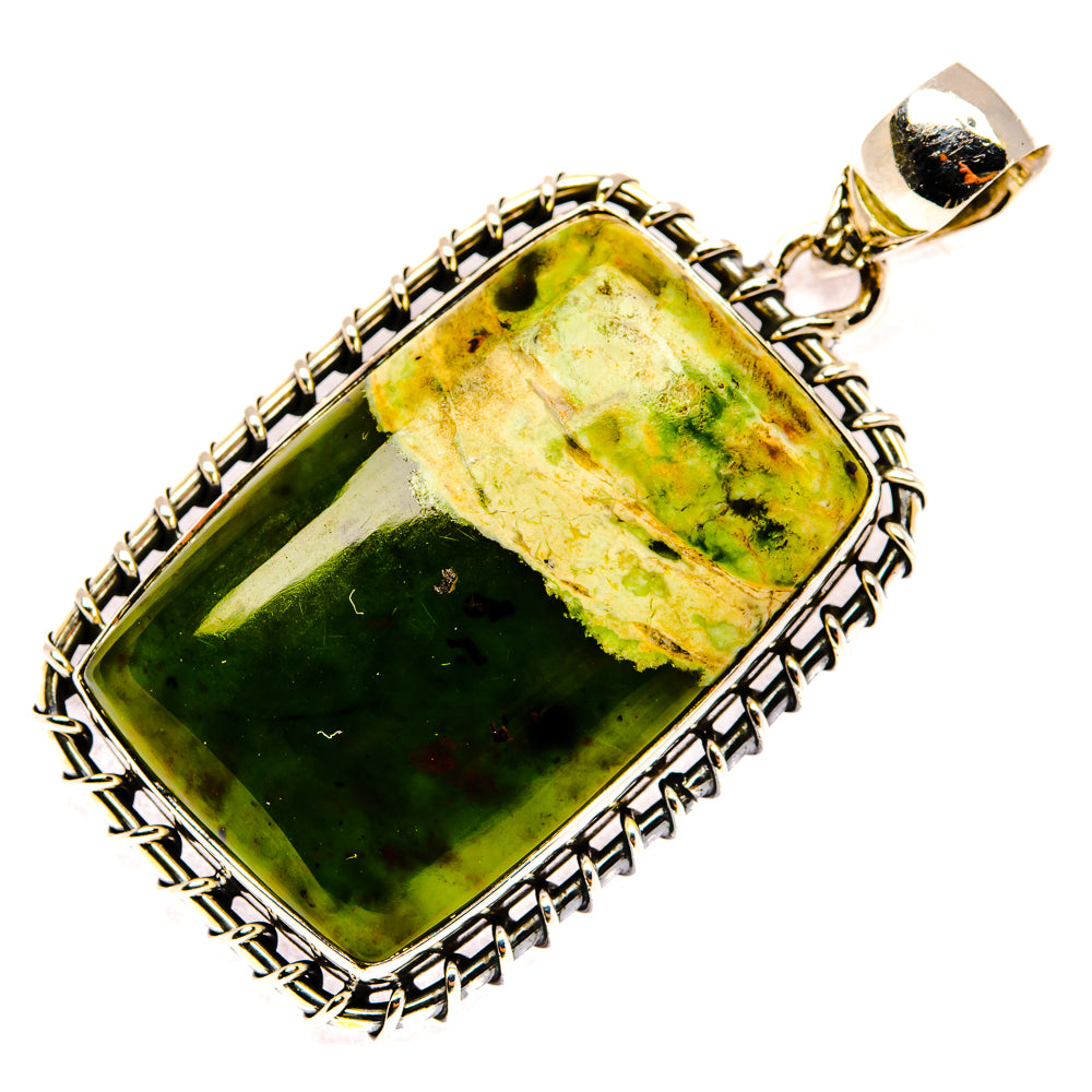 Australian Green Opal Pendants handcrafted by Anasilvercos - PD29836 - Photo 2