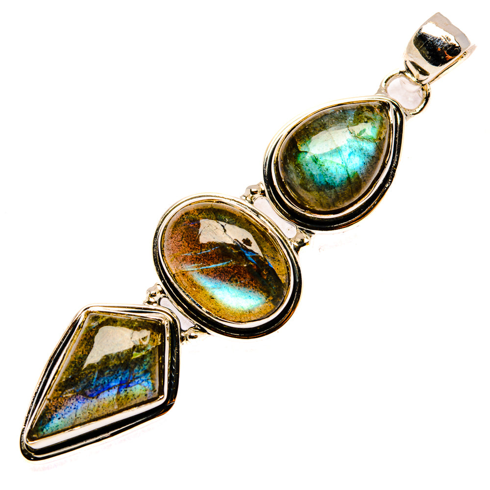 Labradorite Pendants handcrafted by Anasilvercos - PD29843 - Photo 2