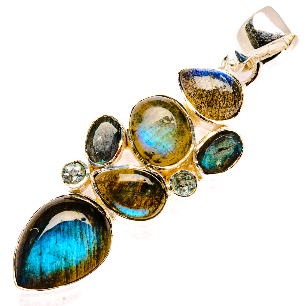 Labradorite Pendants handcrafted by Anasilvercos - PD29847 - Photo 2