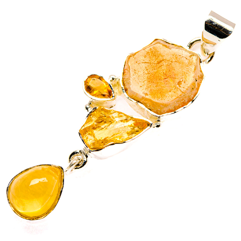Citrine Pendants handcrafted by Anasilvercos - PD29856 - Photo 2