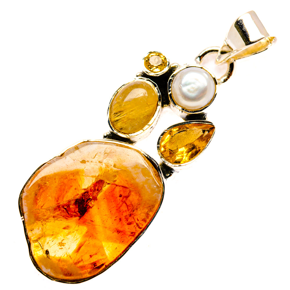 Citrine Pendants handcrafted by Anasilvercos - PD29860 - Photo 2