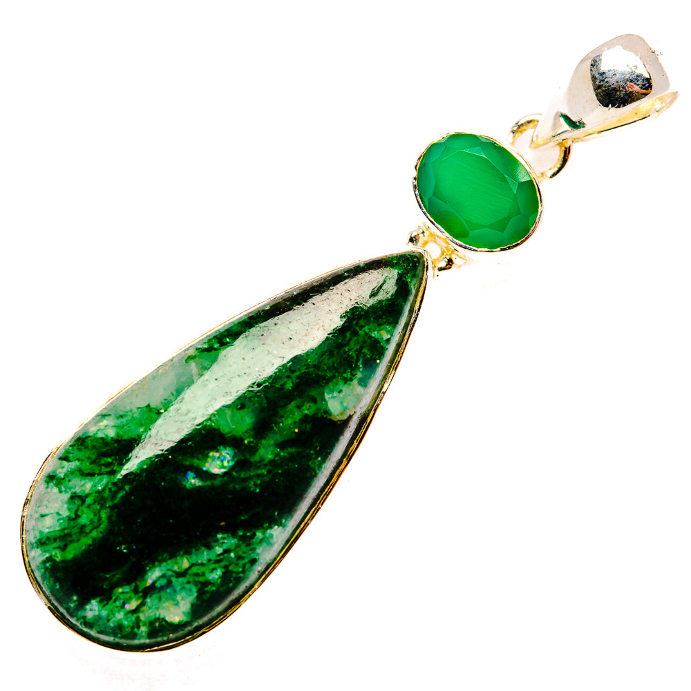 Green Aventurine Pendants handcrafted by Anasilvercos - PD29866 - Photo 2