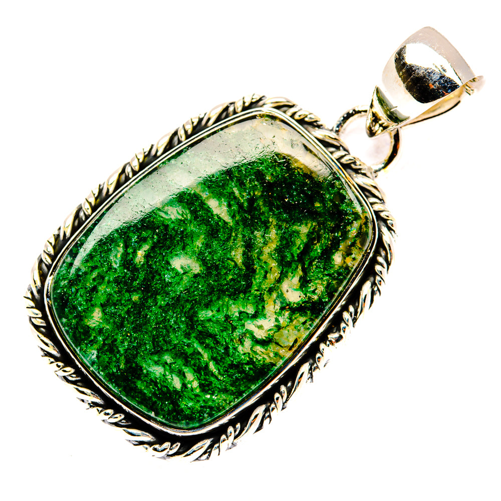 Green Aventurine Pendants handcrafted by Anasilvercos - PD29875 - Photo 2