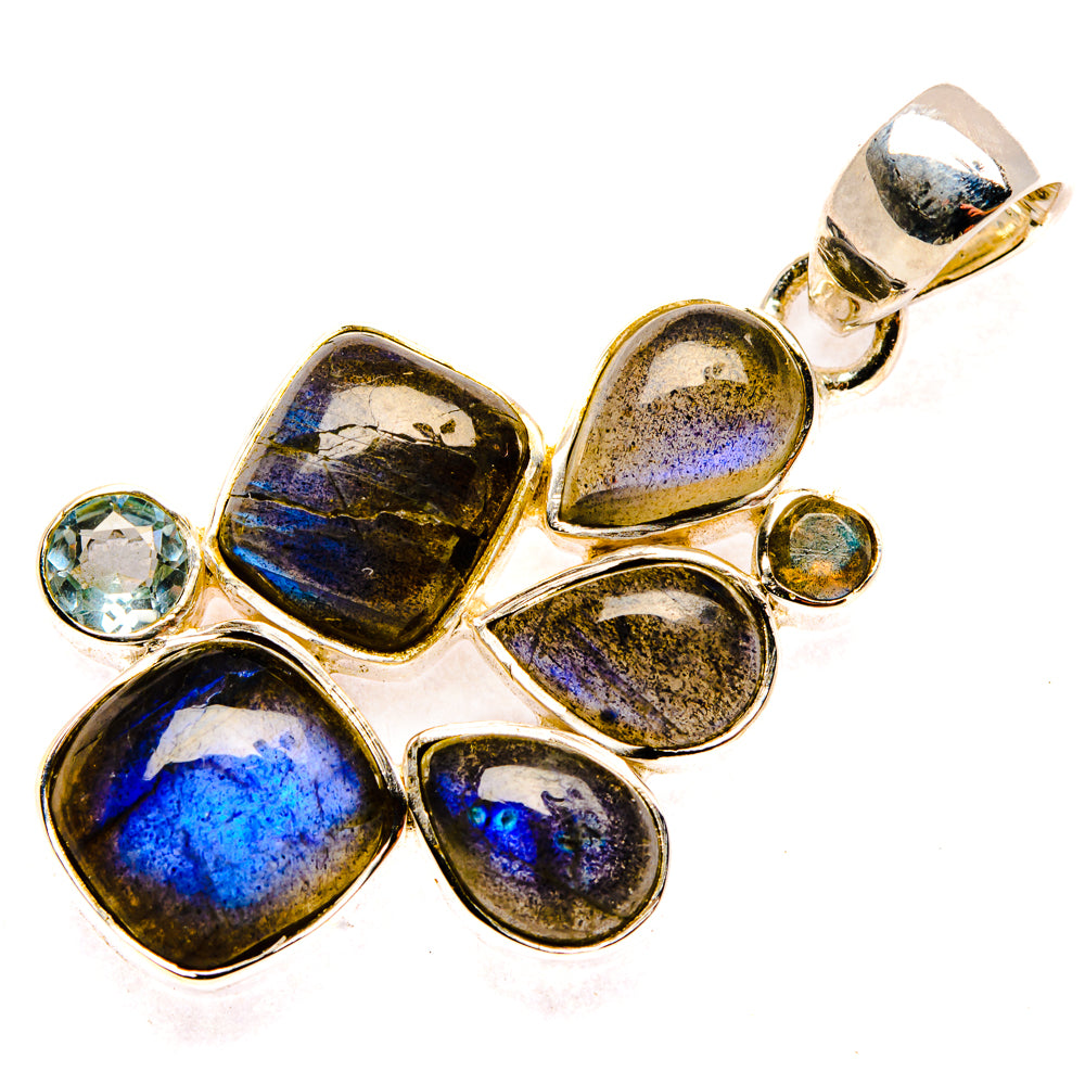 Labradorite Pendants handcrafted by Anasilvercos - PD29890 - Photo 2