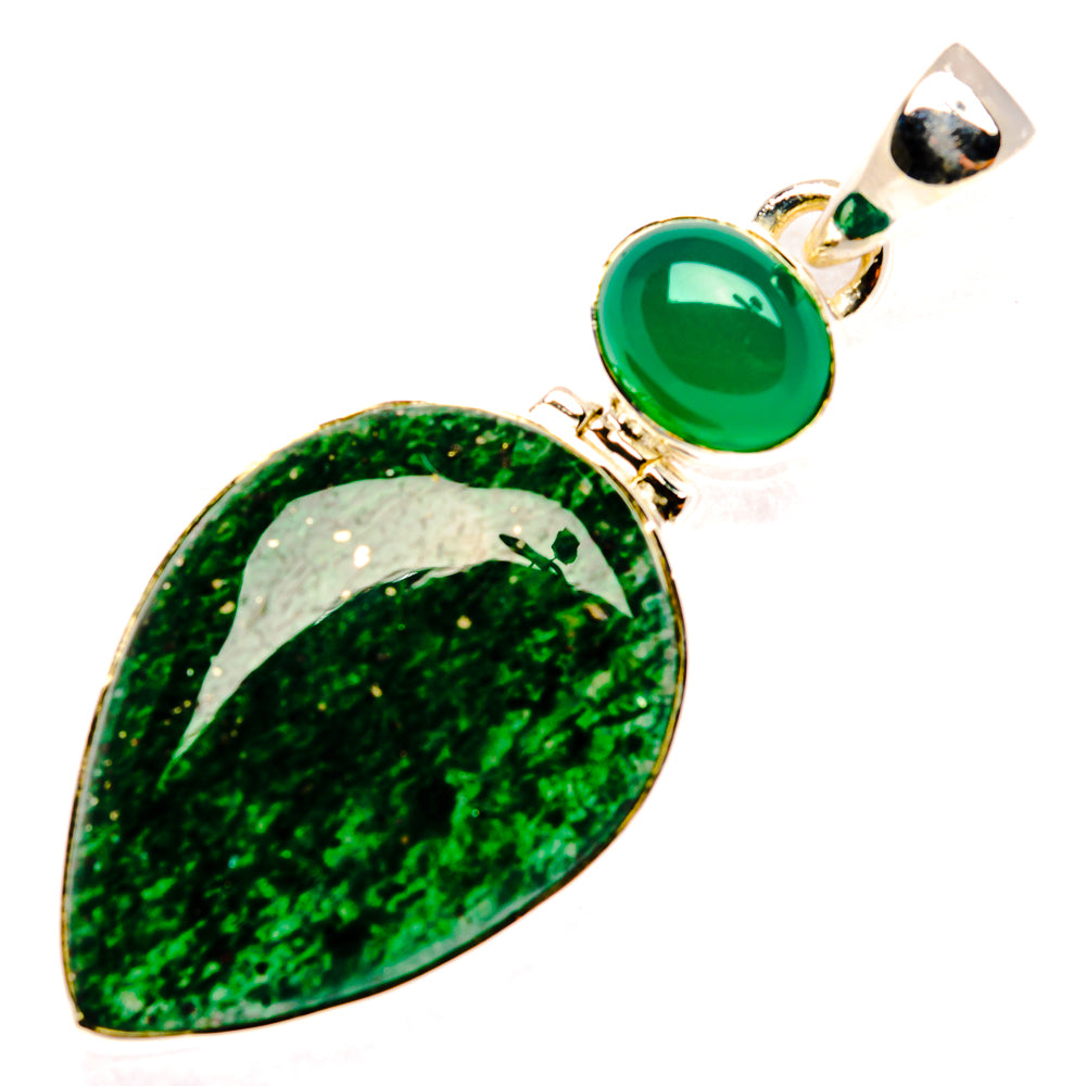 Green Aventurine Pendants handcrafted by Anasilvercos - PD29892 - Photo 2