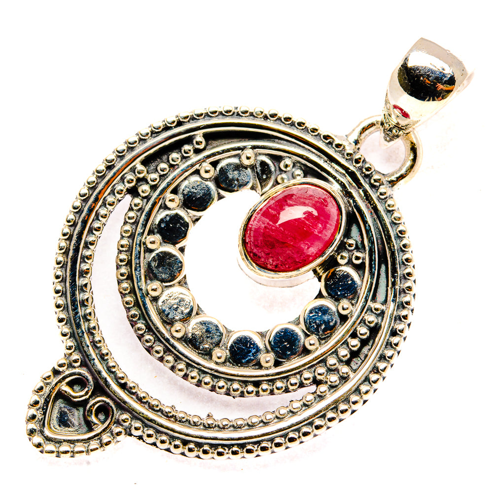 Pink Tourmaline Pendants handcrafted by Anasilvercos - PD29903 - Photo 2