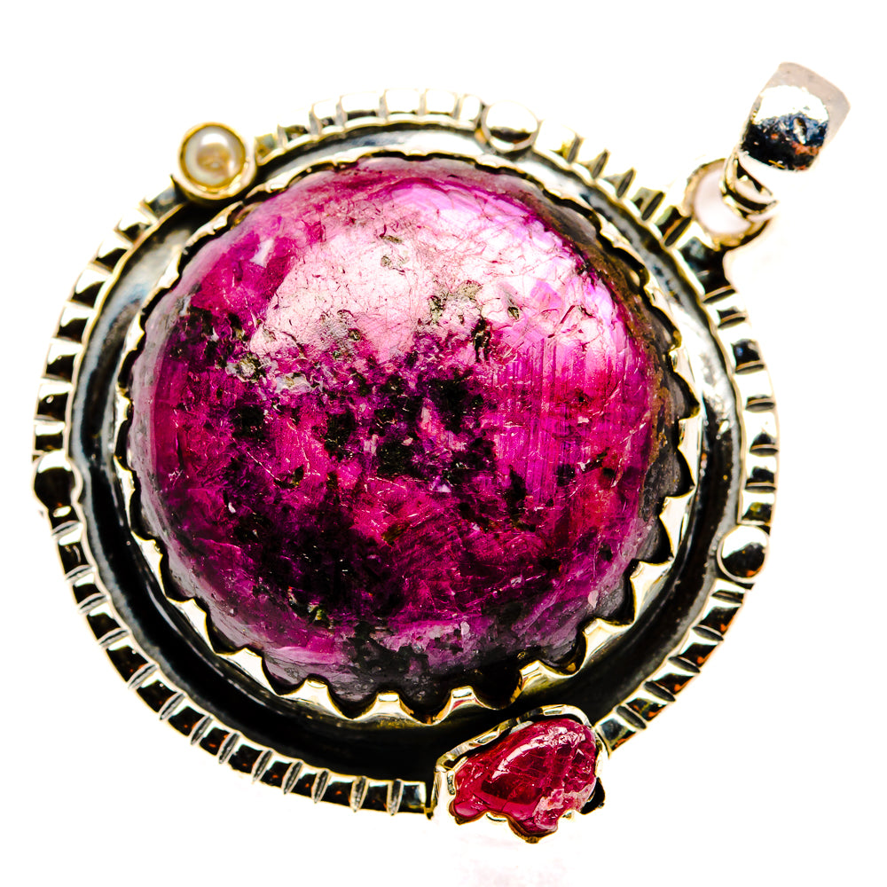 Ruby Fuchsite Pendants handcrafted by Anasilvercos - PD29909 - Photo 2