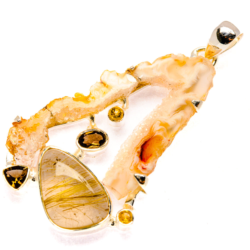 Occo Geode Pendants handcrafted by Anasilvercos - PD29910 - Photo 2