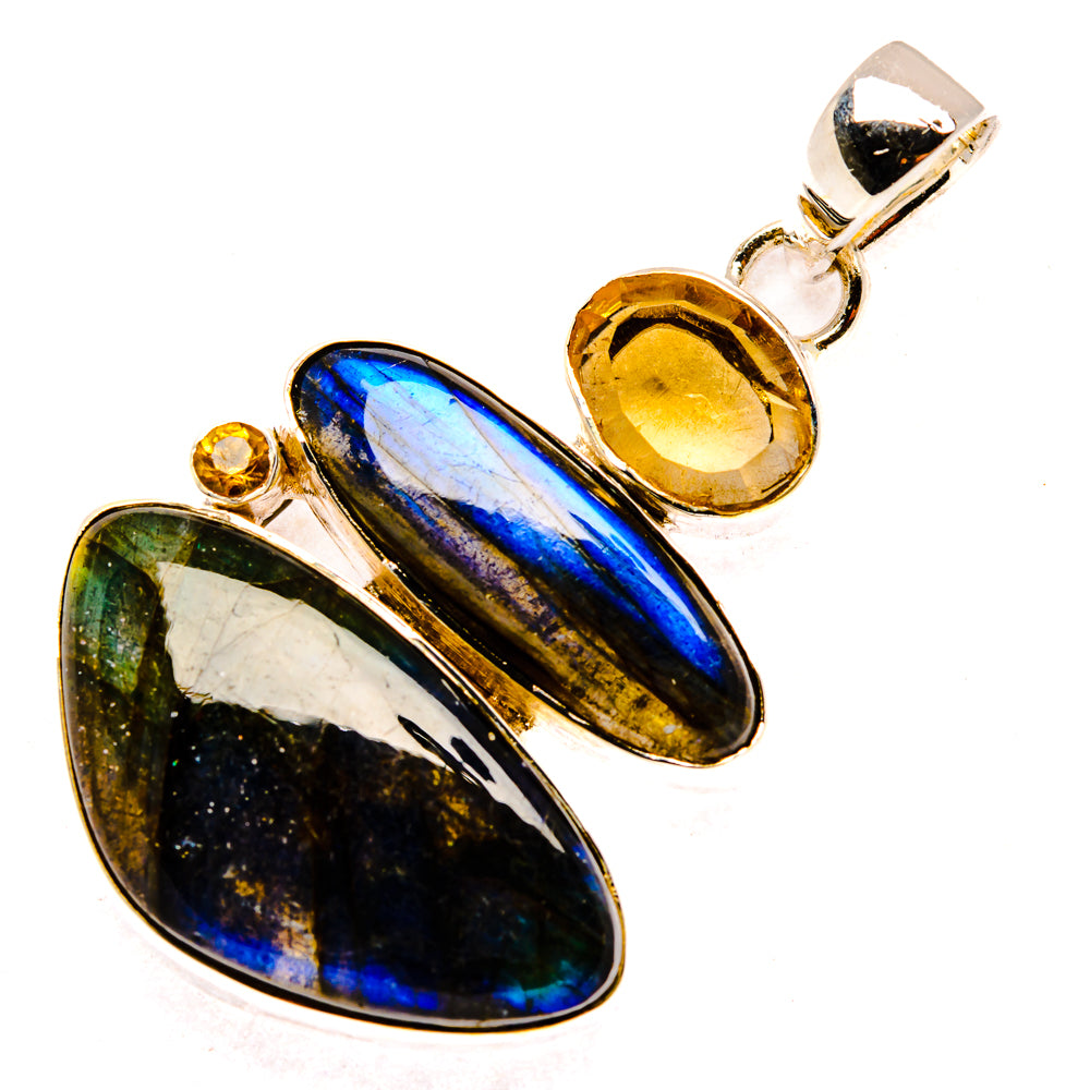 Labradorite Pendants handcrafted by Anasilvercos - PD29915 - Photo 2