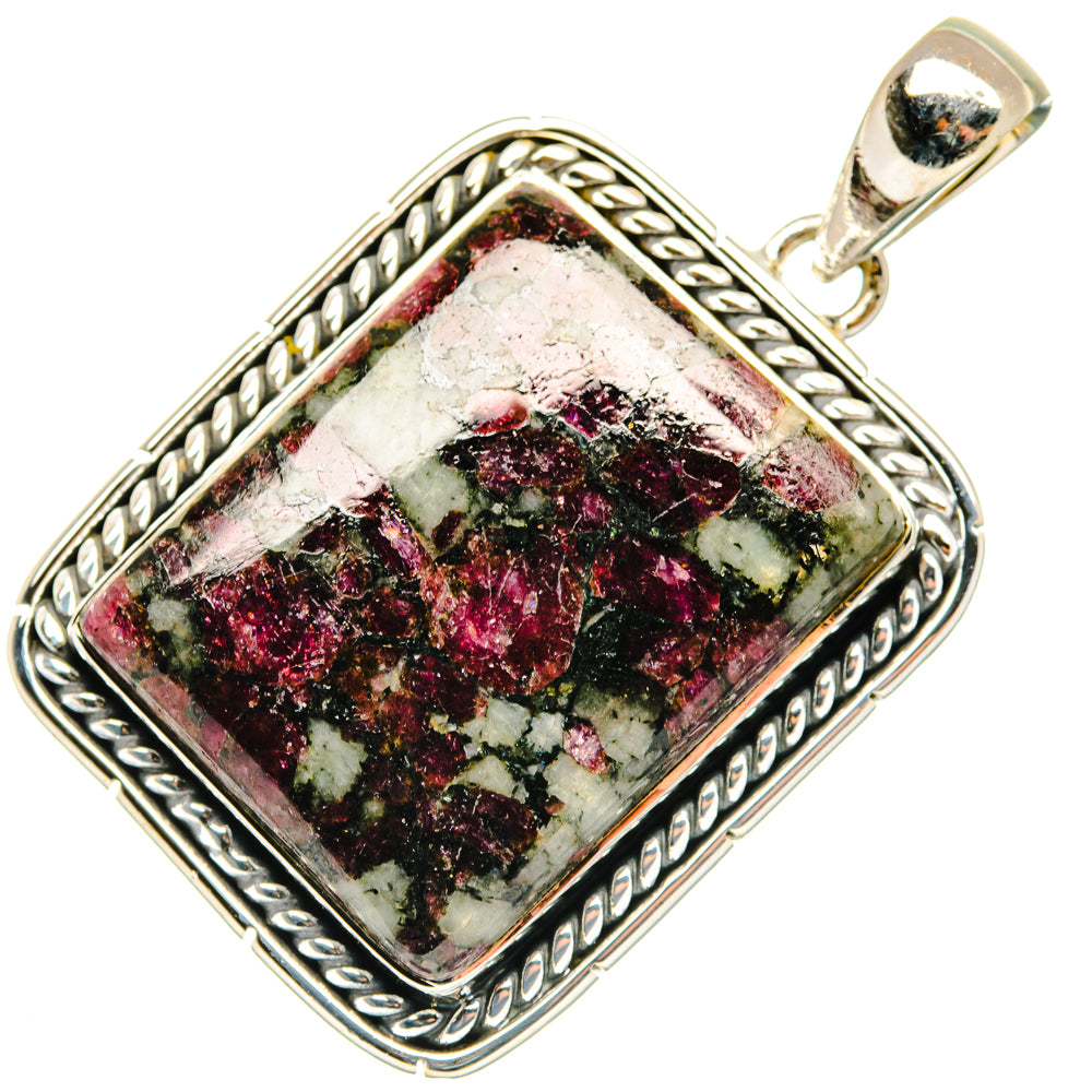 Russian Eudialyte Pendants handcrafted by Anasilvercos - PD29948 - Photo 2
