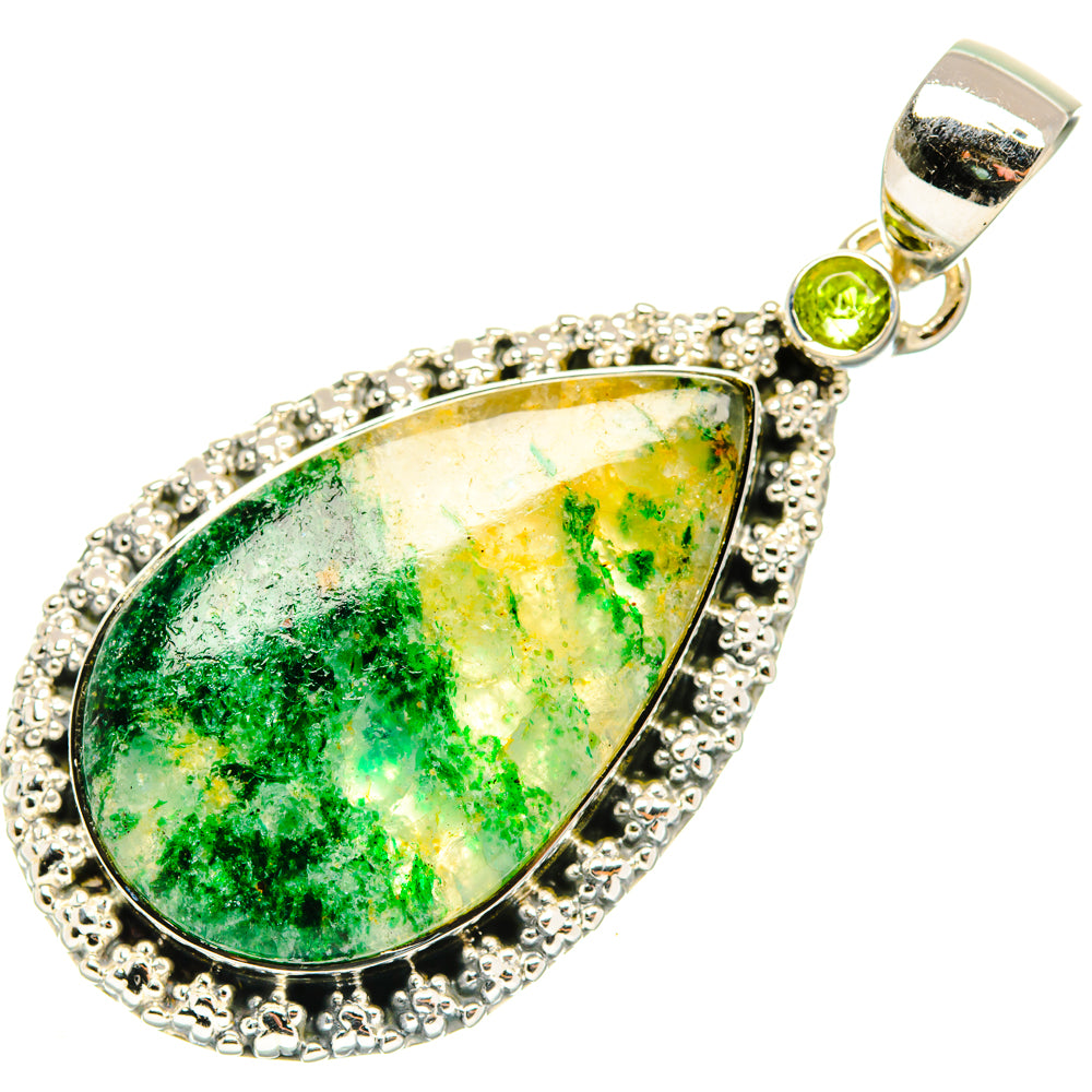 Green Aventurine Pendants handcrafted by Anasilvercos - PD29959 - Photo 2