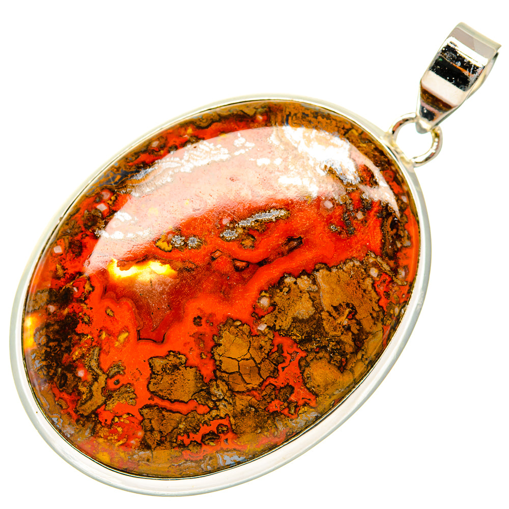 Moroccan Agate Pendants handcrafted by Anasilvercos - PD29972 - Photo 2