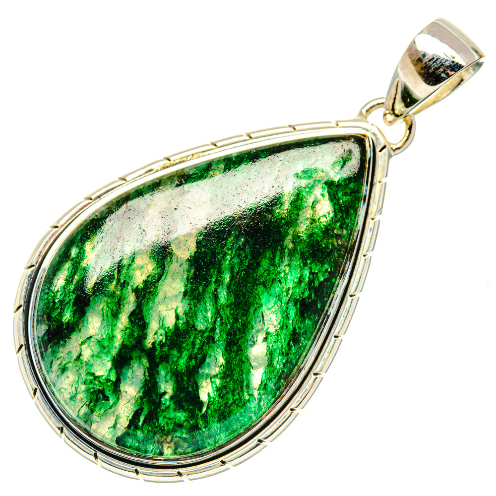 Green Aventurine Pendants handcrafted by Anasilvercos - PD29978 - Photo 2