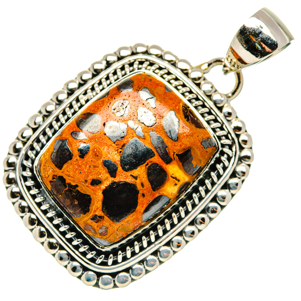 Bauxite Pendants handcrafted by Anasilvercos - PD29993 - Photo 2