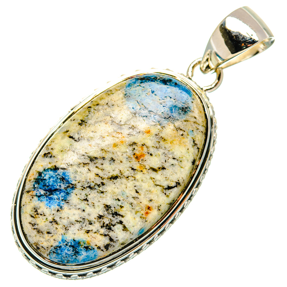K2 Blue Azurite Pendants handcrafted by Anasilvercos - PD30004 - Photo 2
