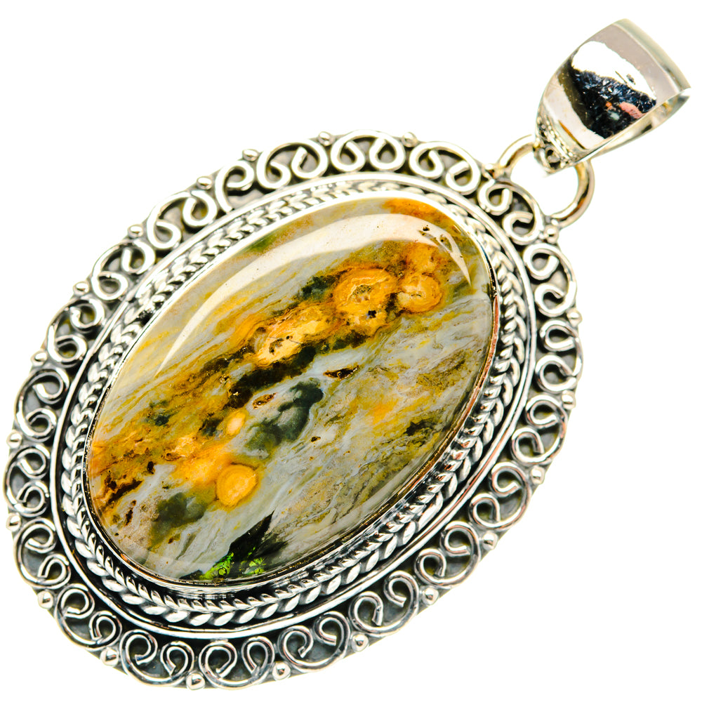 Ocean Jasper Pendants handcrafted by Anasilvercos - PD30015 - Photo 2