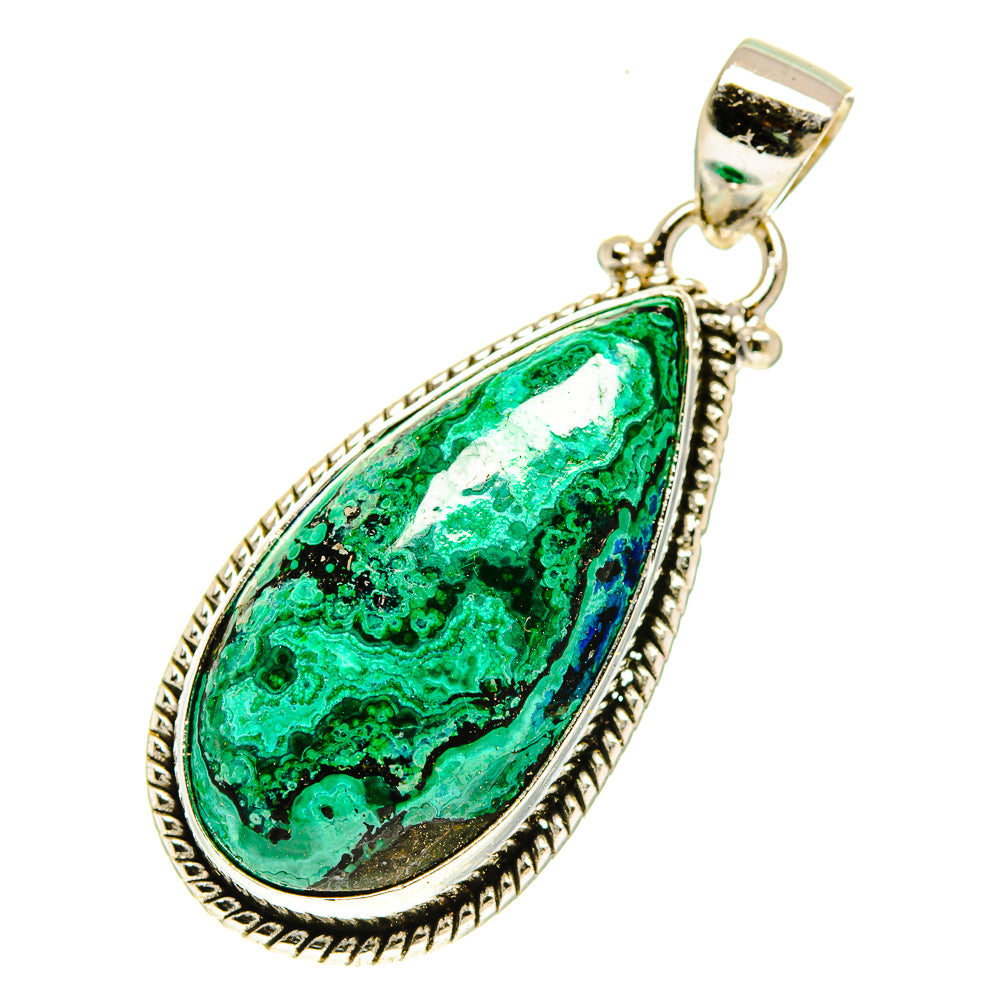 Chrysocolla Pendants handcrafted by Anasilvercos - PD3002