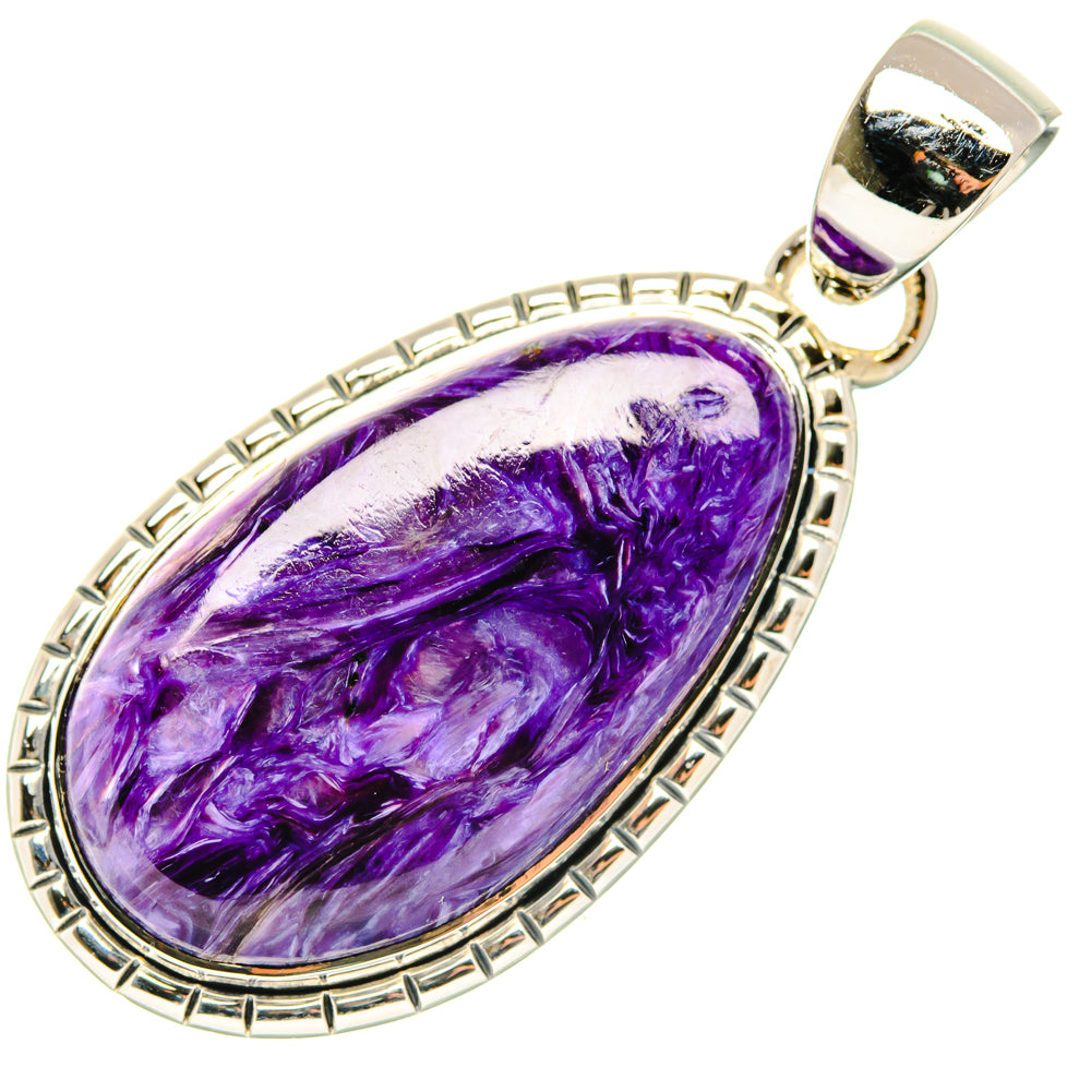 Charoite Pendants handcrafted by Anasilvercos - PD30024 - Photo 2