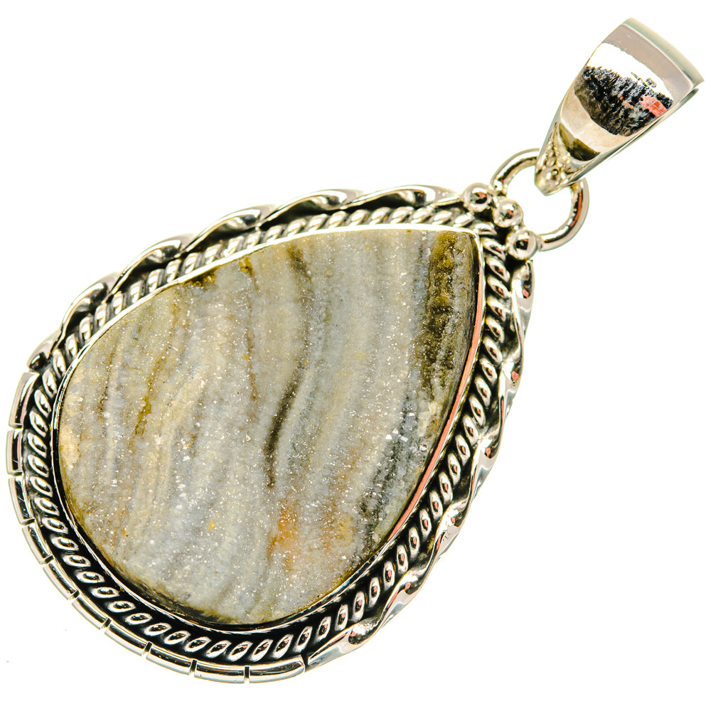 Desert Druzy Pendants handcrafted by Anasilvercos - PD30031 - Photo 2