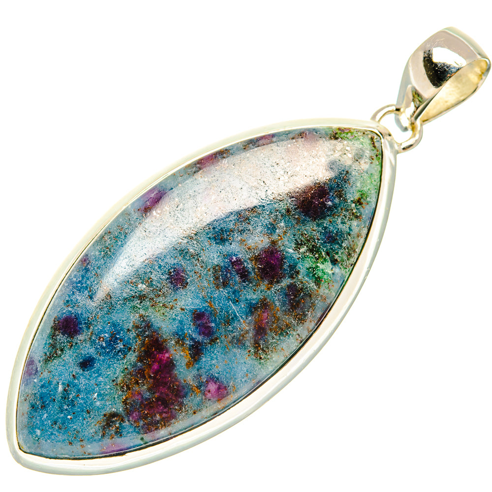 Ruby Fuchsite Pendants handcrafted by Anasilvercos - PD30046 - Photo 2